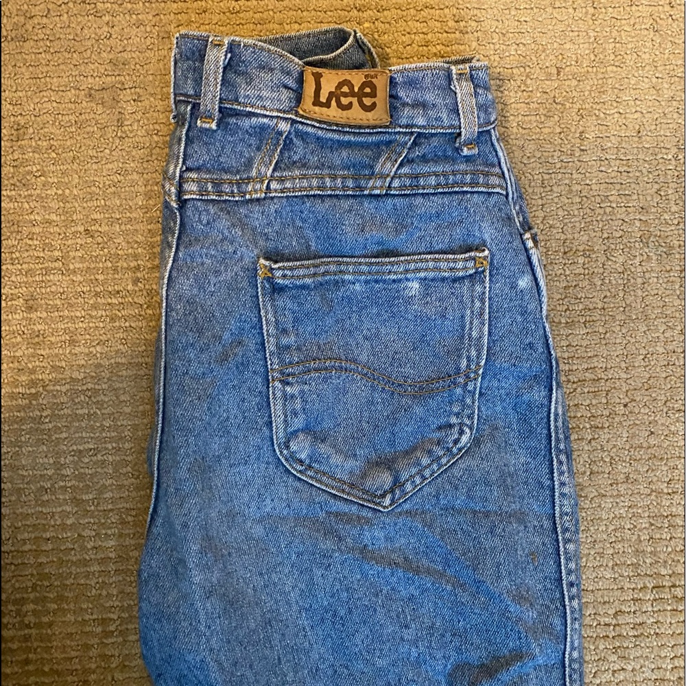Lee high waisted jeans.